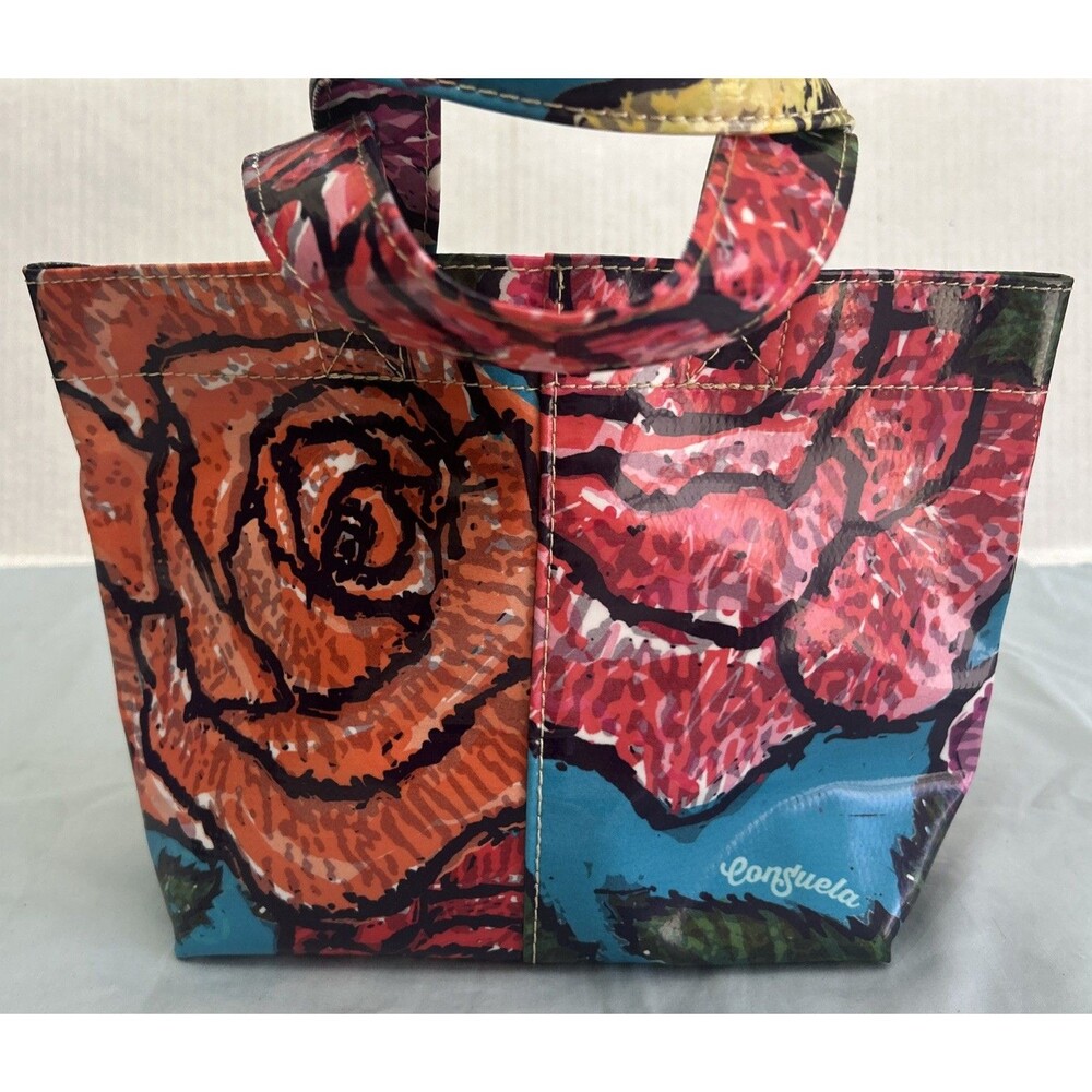 Consuela Grab N Go Mini Bag Big Rose Pattern - Picture 4 of 10